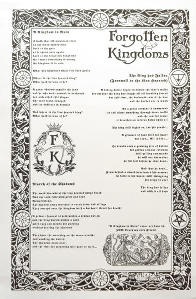 Forgotten Kingdoms - A Kingdom In Ruin (VINYL) | Near Mint (NM or M-)