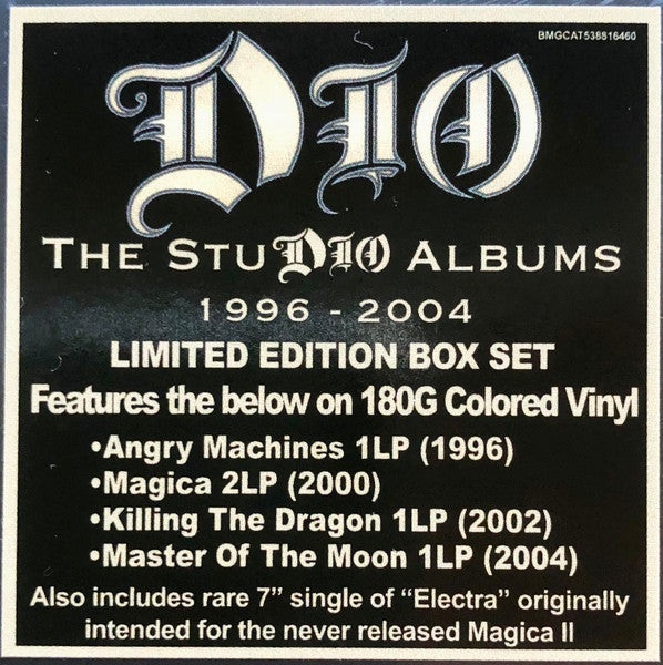 Dio (2) - The Studio Albums 1996 - 2004 (BOX SET) | Near Mint (NM) Near Mint (NM)