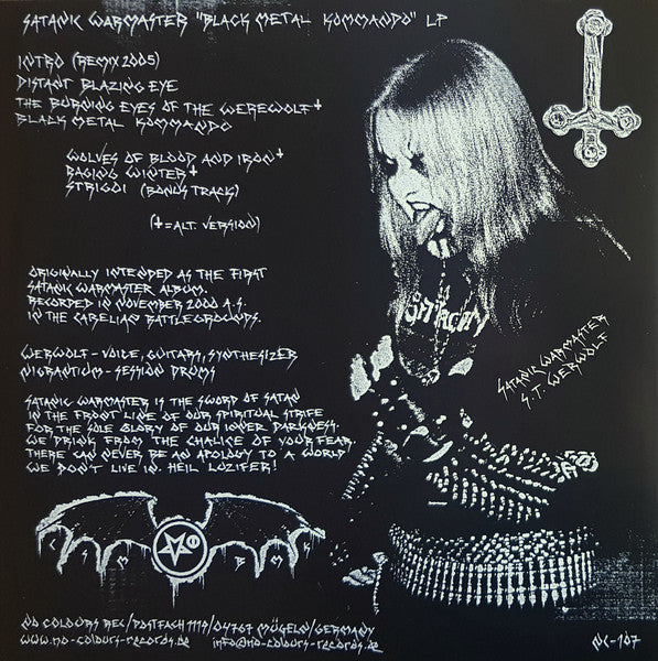 Satanic Warmaster - Black Metal Kommando (VINYL) | Near Mint (NM) Near Mint (NM)