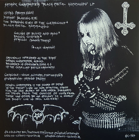 Satanic Warmaster - Black Metal Kommando (VINYL) | Near Mint (NM) Near Mint (NM)