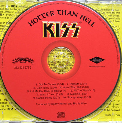 Kiss - Hotter Than Hell (CD) | Near Mint (NM) Near Mint (NM)