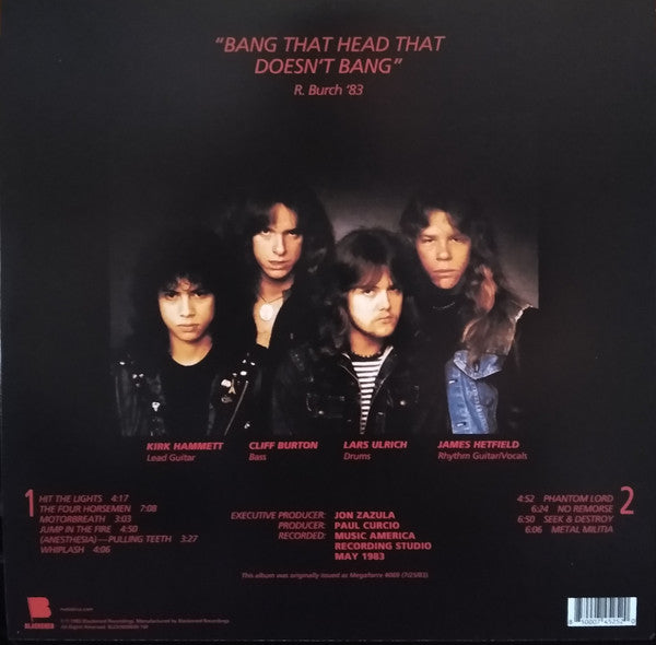 Metallica - Kill 'Em All (VINYL) | Near Mint (NM) Mint (M)