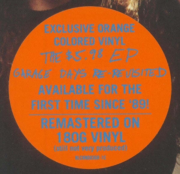 Metallica - The $5.98 E.P. - Garage Days Re-Revisited (TRANSLUCENT ORANGE VINYL) | Near Mint (NM or M-)