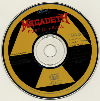 Megadeth - Rust In Peace (CD) | Near Mint (NM or M-)