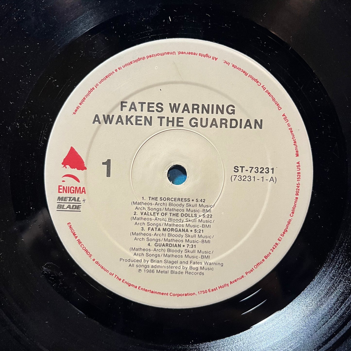 Fates Warning - Awaken The Guardian (VINYL) | Near Mint (NM or M-)