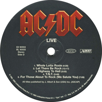 AC/DC - Live (2xVINYL) | Near Mint (NM or M-) Mint (M)