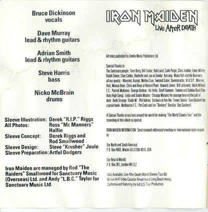 Iron Maiden - Live After Death (CD) | Near Mint (NM or M-)
