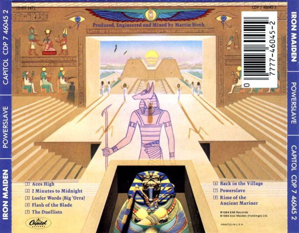 Iron Maiden - Powerslave (CD) | Near Mint (NM or M-)