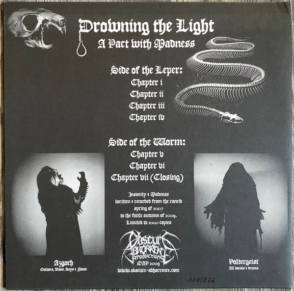 Drowning The Light - A Pact With Madness (VINYL) | Near Mint (NM) Near Mint (NM)