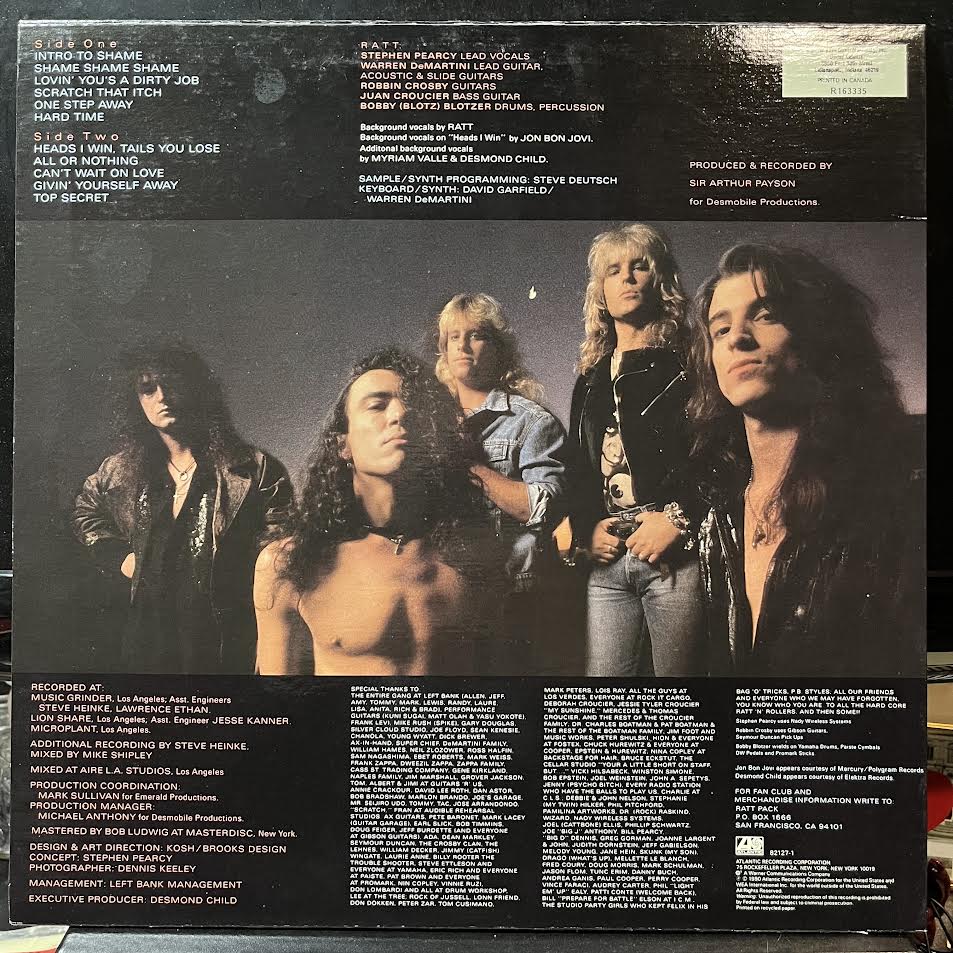 Ratt - Detonator (VINYL) | Near Mint (NM or M-)