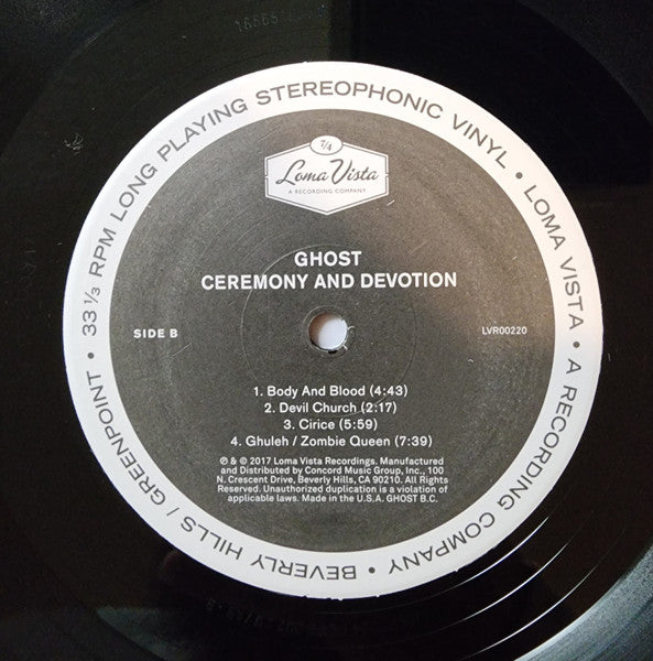 Ghost (32) - Ceremony And Devotion (VINYL) | Near Mint (NM or M-)