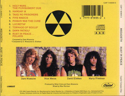 Megadeth - Rust In Peace (CD) | Near Mint (NM or M-)