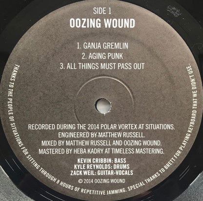 Black Pus - Black Pus / Oozing Wound (VINYL) | Near Mint (NM) Near Mint (NM)