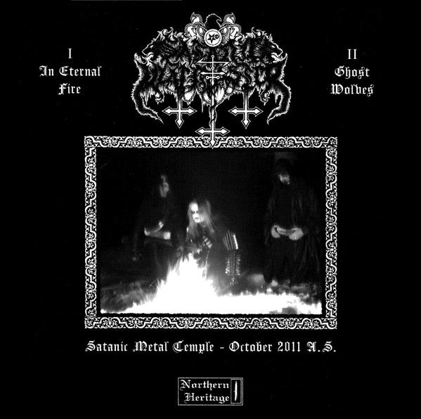 Satanic Warmaster - In Eternal Fire / Ghost Wolves (7" VINYL) | Near Mint (NM) Near Mint (NM)