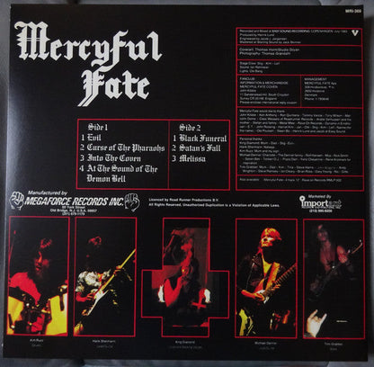 Mercyful Fate - Melissa October 1983 (RED VINYL) | Near Mint (NM or M-)