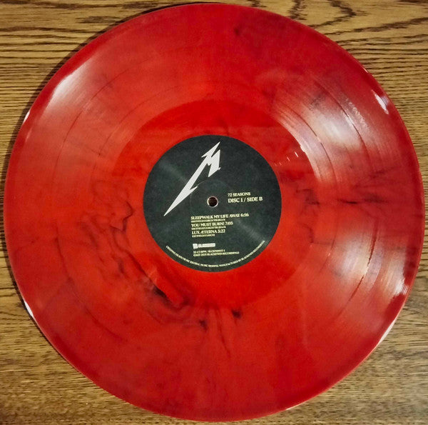 Metallica - 72 Seasons (2x RED & BLACK SPLATTER VINYL) | Near Mint (NM or M-)