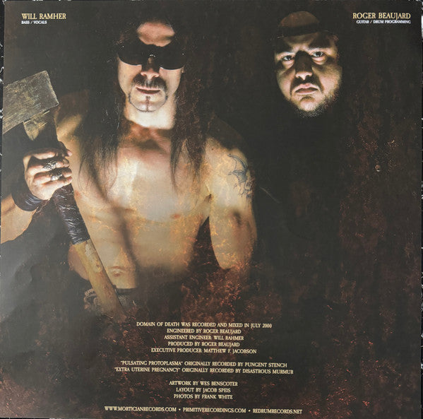 Mortician - Domain Of Death (VINYL) | Near Mint (NM) Near Mint (NM)
