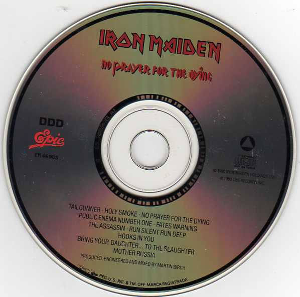 Iron Maiden - No Prayer For The Dying (CD) | Near Mint (NM or M-)