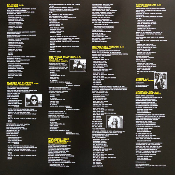 Metallica - Master Of Puppets (VINYL) | Near Mint (NM) Mint (M)