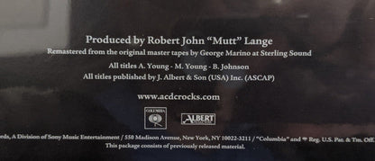 AC/DC - Back In Black (VINYL) | Near Mint (NM) Near Mint (NM)