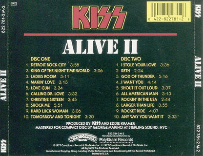 Kiss - Alive II (2xCD) | Near Mint (NM) Near Mint (NM)