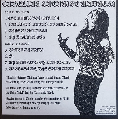 Satanic Warmaster - Carelian Satanist Madness (VINYL) | Near Mint (NM) Near Mint (NM)