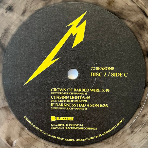 Metallica - 72 Seasons (2xMET CLUB SMOKY BLACK VINYL) | Near Mint (NM or M-)