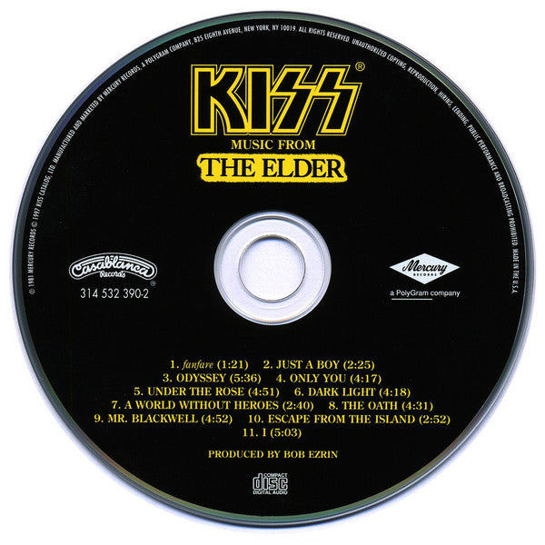 KISS - (Music From) The Elder (CD) | Near Mint (NM) Near Mint (NM)