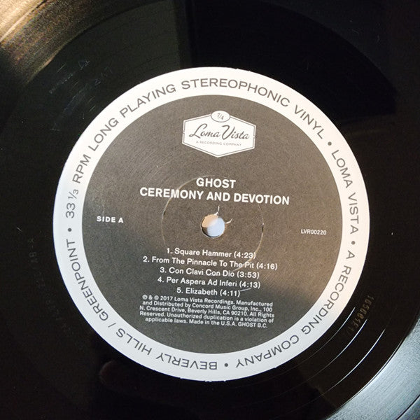 Ghost (32) - Ceremony And Devotion (VINYL) | Near Mint (NM or M-)