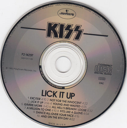Kiss - Lick It Up (CD) | Near Mint (NM) Near Mint (NM)
