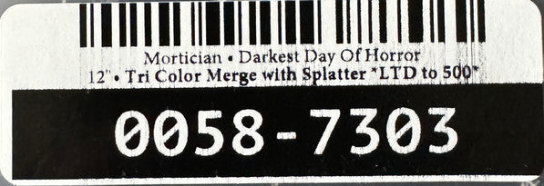 Mortician - Darkest Day Of Horror (VINYL) | Near Mint (NM) Near Mint (NM)