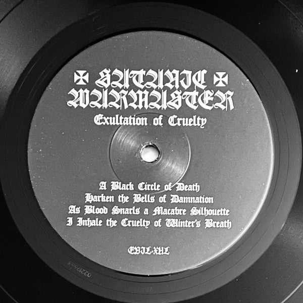 Satanic Warmaster - Exultation Of Cruelty (VINYL) | Near Mint (NM) Near Mint (NM)
