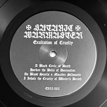 Satanic Warmaster - Exultation Of Cruelty (VINYL) | Near Mint (NM) Near Mint (NM)