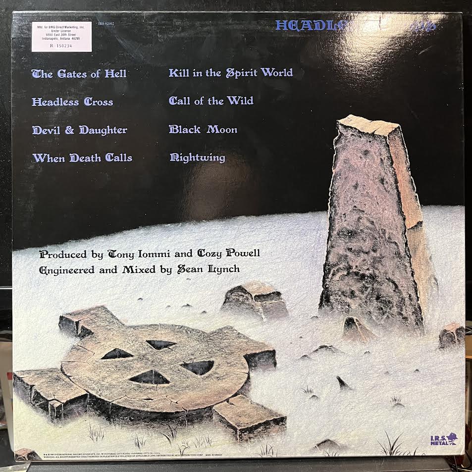 Black Sabbath - Headless Cross (VINYL) | Near Mint (NM or M-)