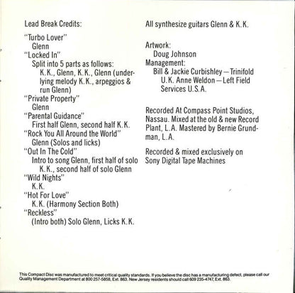 Judas Priest - Turbo (CDS) | Near Mint (NM or M-)