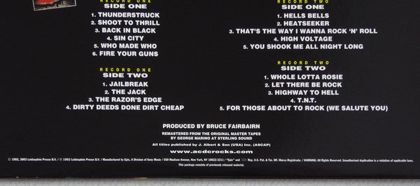 AC/DC - Live (2xVINYL) | Near Mint (NM or M-) Mint (M)