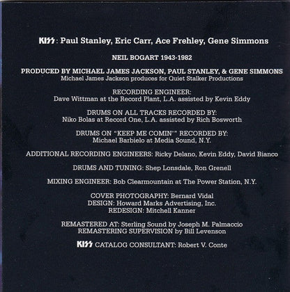 KISS - Creatures Of The Night (CD) | Near Mint (NM) Near Mint (NM)