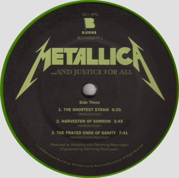 Metallica - ...And Justice For All (2xVINYL) | Near Mint (NM) Mint (M)