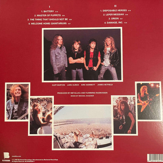 Metallica - Master Of Puppets (VINYL) | Near Mint (NM or M-)