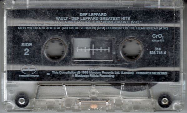 Def Leppard - Vault: Def Leppard Greatest Hits 1980-1995 (VINYL) | Very Good Plus (VG+) Excellent (EX)