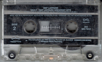 Def Leppard - Vault: Def Leppard Greatest Hits 1980-1995 (VINYL) | Very Good Plus (VG+) Excellent (EX)