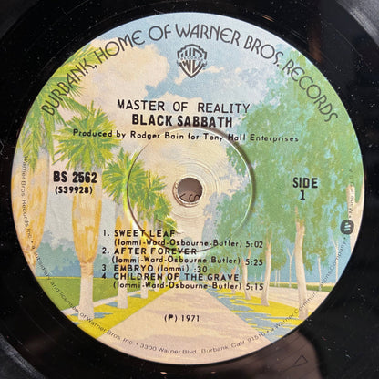 Black Sabbath - Master Of Reality (VINYL) | Very Good Plus Plus (VG++) Very Good Plus (VG+)