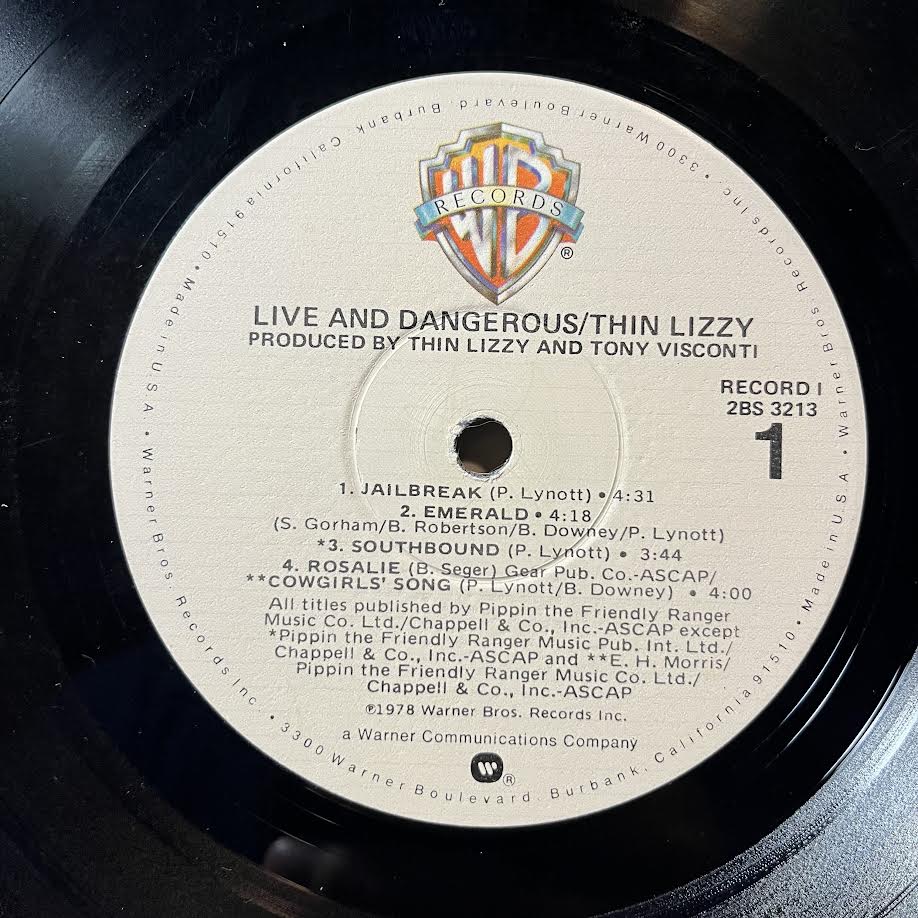 Thin Lizzy - Live And Dangerous (2xVINYL) | Very Good Plus (VG+) Very Good Plus (VG+)