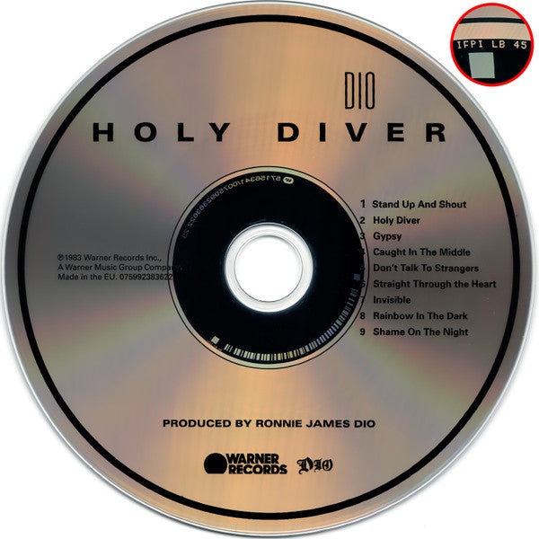 Dio (2) - Holy Diver (CD) | Very Good Plus (VG+) Excellent (EX)