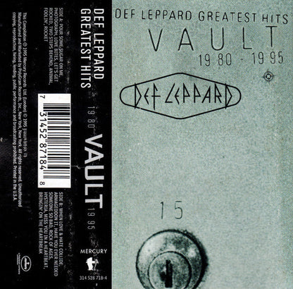 Def Leppard - Vault: Def Leppard Greatest Hits 1980-1995 (VINYL) | Very Good Plus (VG+) Excellent (EX)