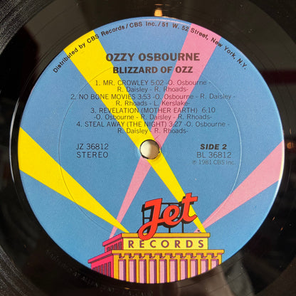 Ozzy Osbourne - Blizzard Of Ozz (VINYL) | Very Good Plus (VG+) Very Good Plus (VG+)