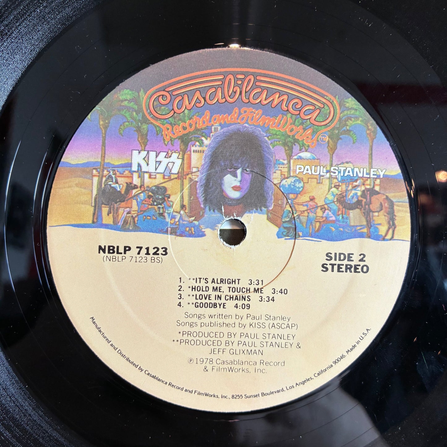 Kiss - Paul Stanley (VINYL) *W/ POSTER* | Very Good Plus (VG+) Very Good (VG)