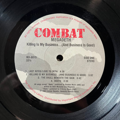 Megadeth - Killing Is My Business... And Business Is Good! (VINYL) | Very Good (VG) Excellent+ (EX+)