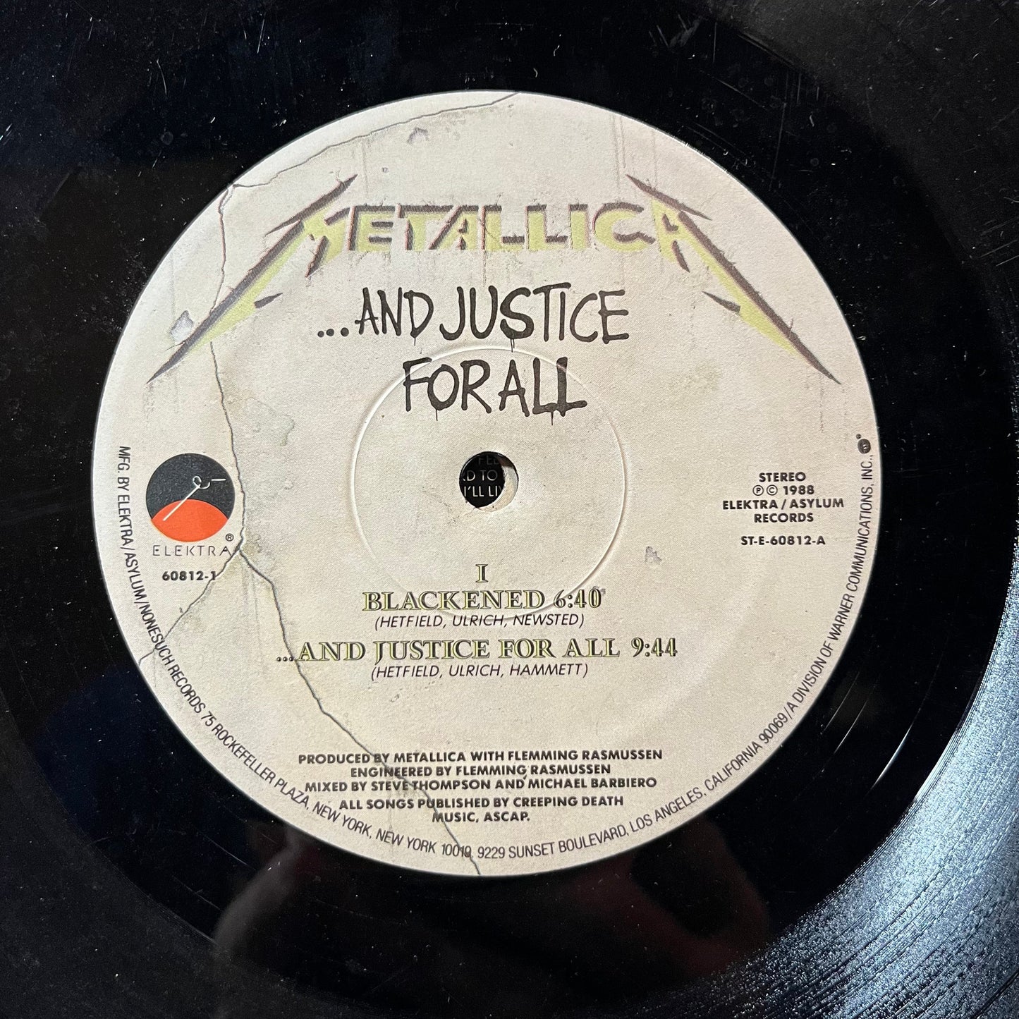 Metallica - ...And Justice For All (2xVINYL) | Very Good (VG) Excellent (EX)