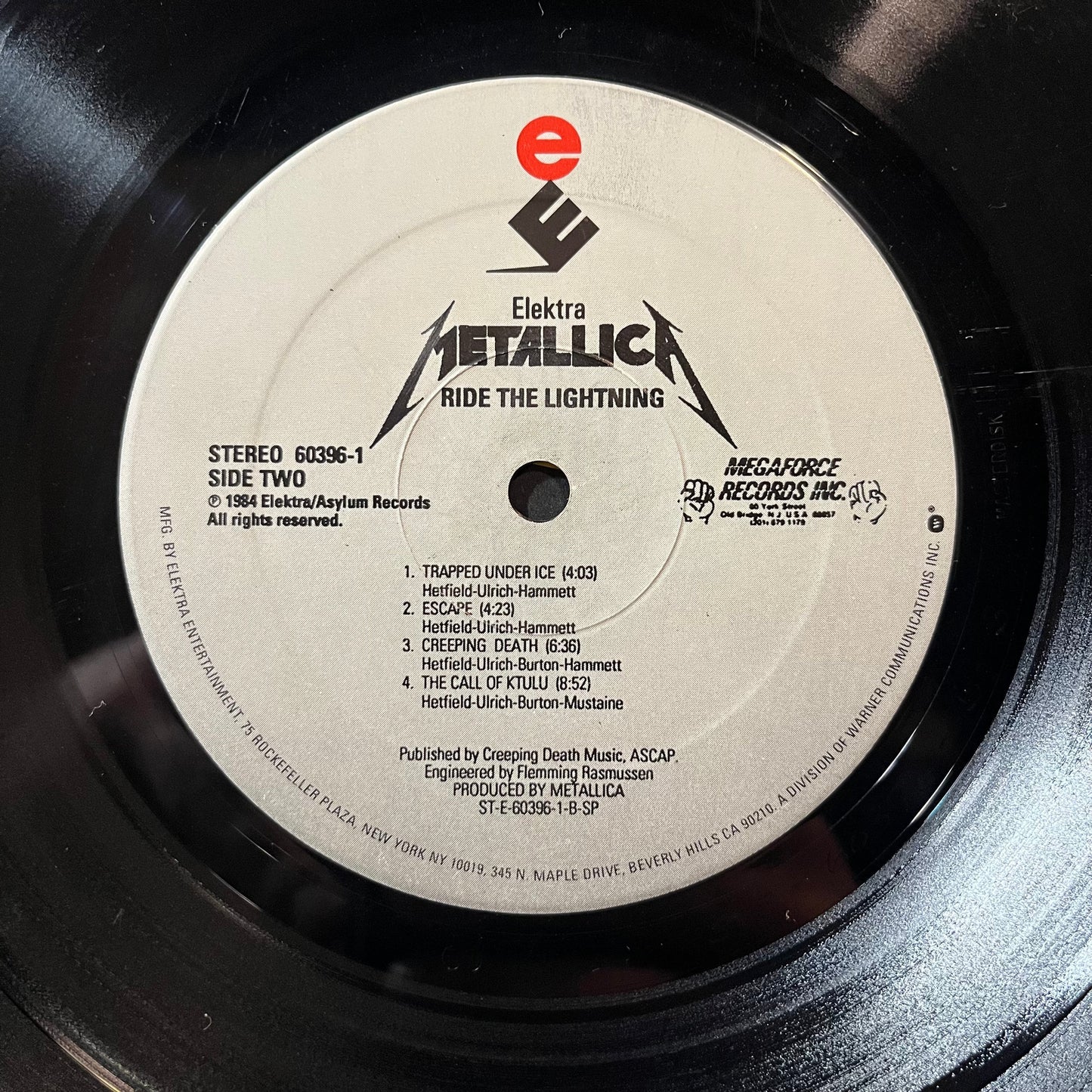 Ride The Lightning (OG VINYL LP) | Very Good (VG)